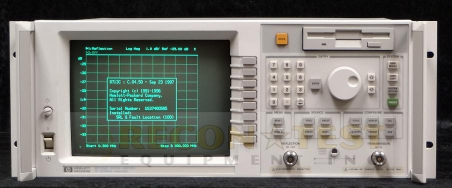 Agilent/HP  8713C-101-100 Economy Network Analyzer, 300 kHz to 3 GHz